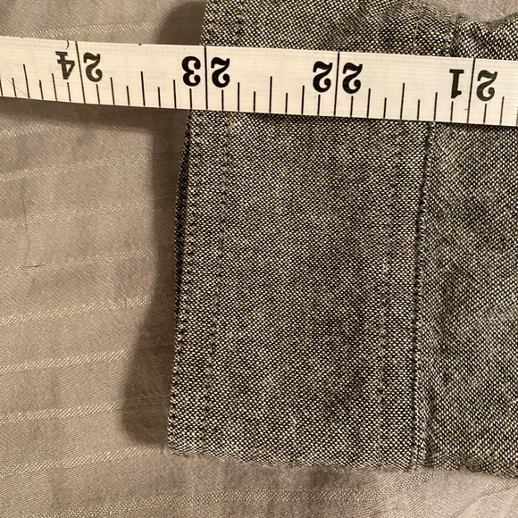 Halloween Embroidered Fall Pumpkin Casey & Max Gray cotton Button Down Shirt - Picture 8 of 11